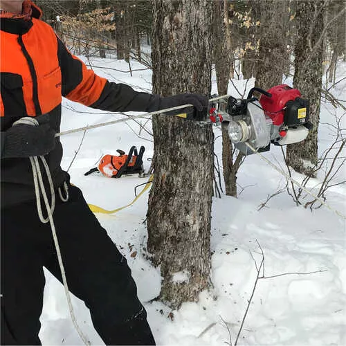 Portable Winch GX50 Gas-Powered Pulling Winch | PCW4000 | Pulling Capacity 2,200 lb Direct / 11,000 lb w/ Pulley