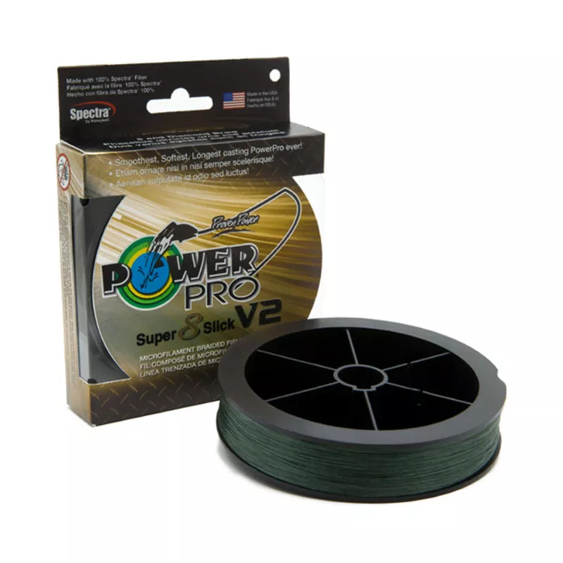 PowerPro Super Slick 8 V2 -15 lb – Moss Green #31500150150E