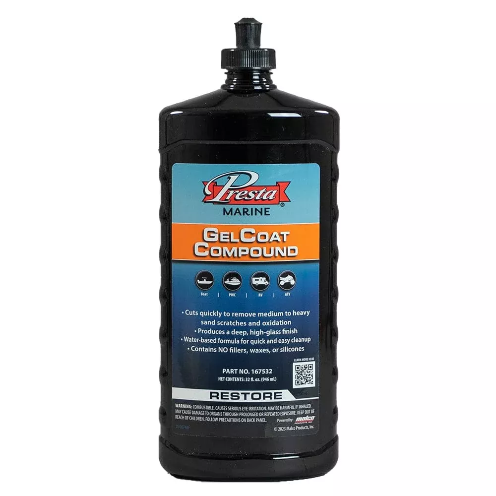 Presta Gel Coat Compound - 32 fl oz