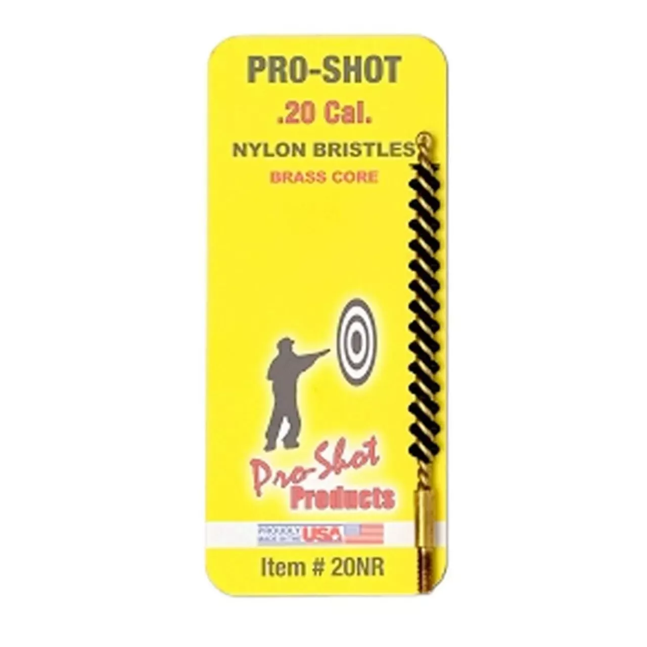 Pro-Shot 20 Cal. Rifle Nylon Bore Brush
