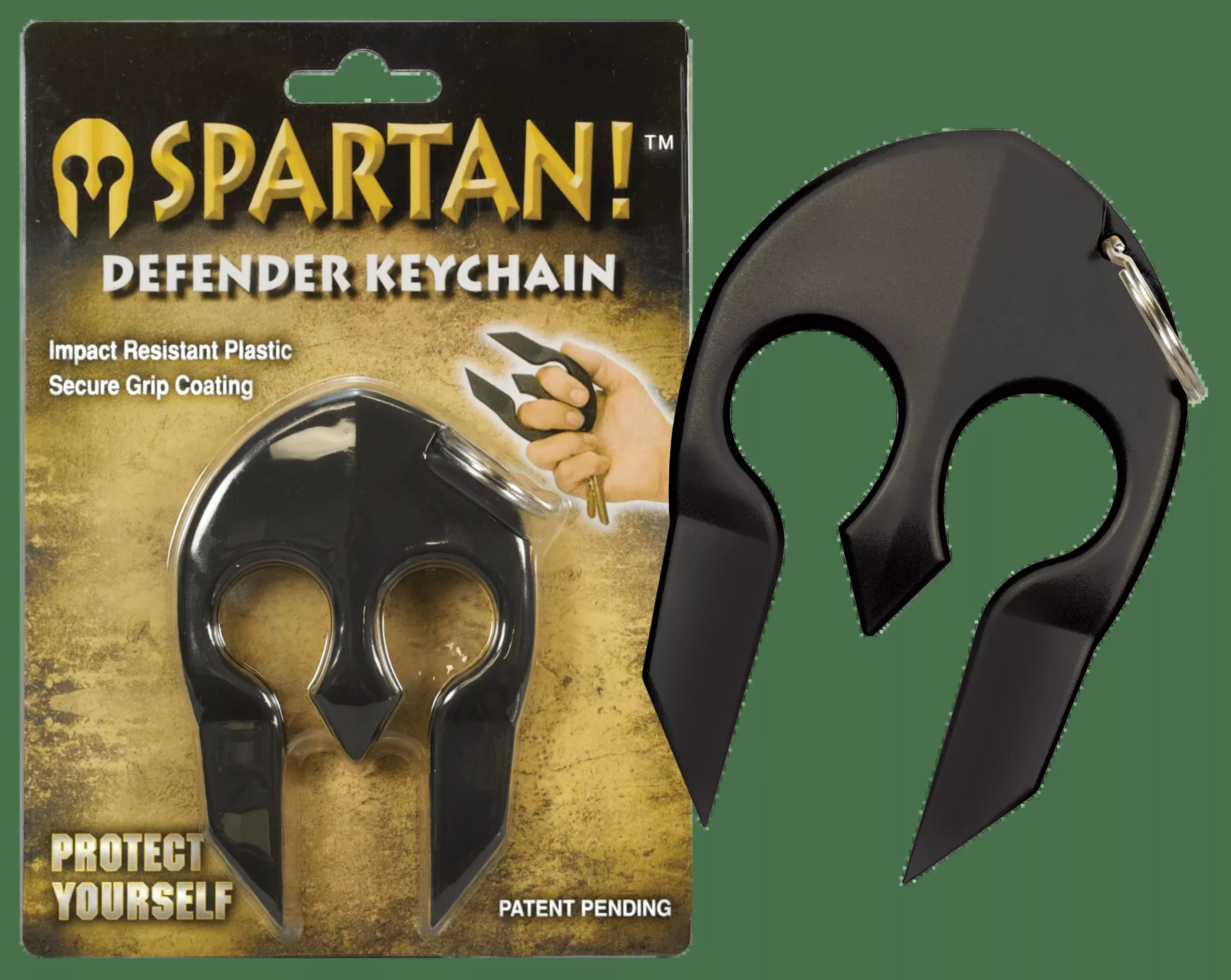 Ps Spartan Self Defense Kychn Blk