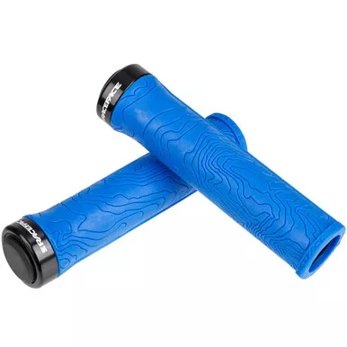 RACE FACE Half Nelson Lock-On Blue Grips (AC990058)