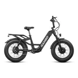 Rambo Revolt AWD Step Thru Bike 15AH - Matte Black