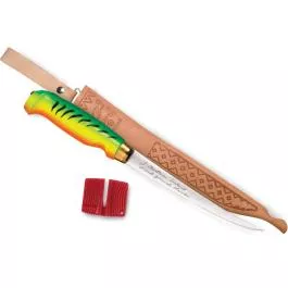 Rapala Fish'n Fillet in Firetiger / Single Stage Sharpener / Sheath - 6"