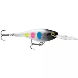 Rapala Glass Shad Rap - #5 - 5/16 oz. - Glass Black Wonderbread