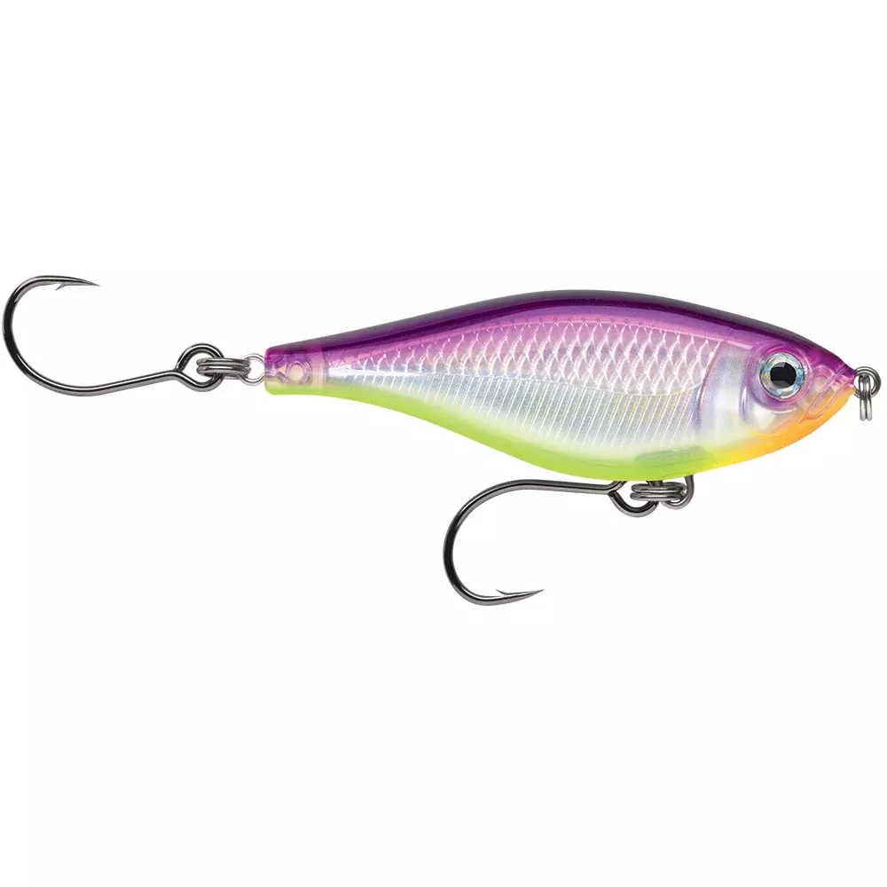 Rapala X-Rap Twitchin Mullet 2-1/2″ Purple Chartreuse[SXRTM06PRCH]