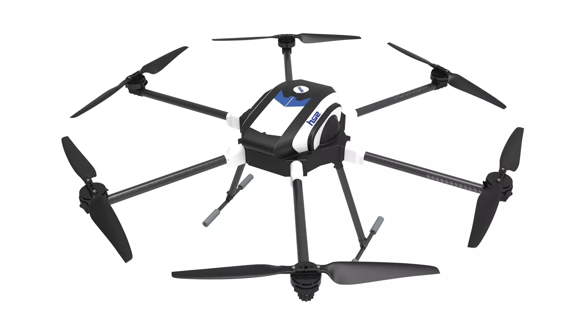 Raptor Dynamics Demo Model Heavy Payload Drone Frame Only (22lbs) | M6FC Frame | 6-Rotor Frame Size