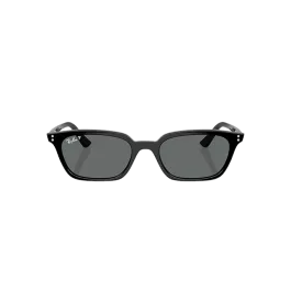 Ray-Ban Zaya Bio-Based Sunglasses - Polished Black - Dark Grey - Polarized