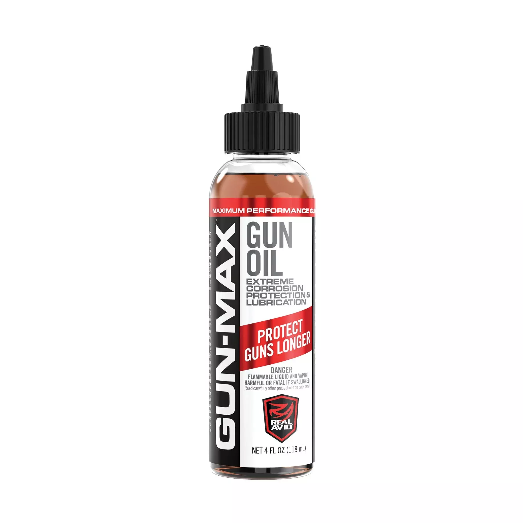 Real Avid Gun-Max Gun Oil 4 Oz #AVBMGO4L