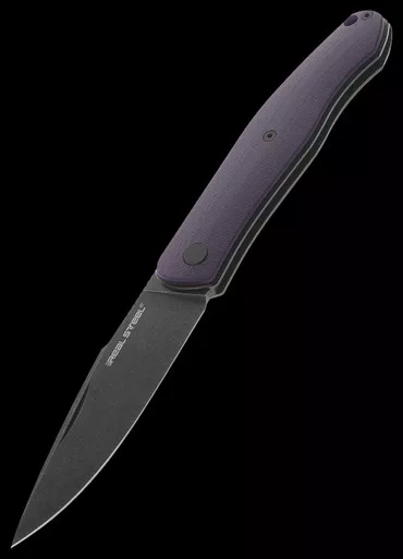 Real Steel Serenity G10 Slip Joint Purple Folding Knife