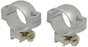Redfield Silver 1″ .22 Caliber & Airgun Rings #47321