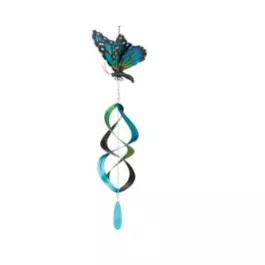 Regal Art & Gift Butterfly Wind Spinner - Blue Monarch