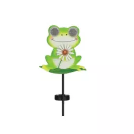 Regal Art & Gift Eye Roller Solar Stake - Frog