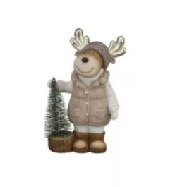 Regal Art & Gift LED Reindeer & Tree Decor - 8"