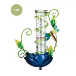 Regal Art & Gift Rain Gauge Solar Stake