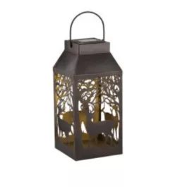 Regal Art & Gift Shadow Square Solar Lantern – Deer