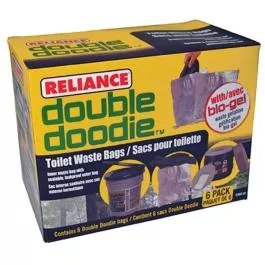 Reliance Double Doodie Waste Bags with Bio-Gel