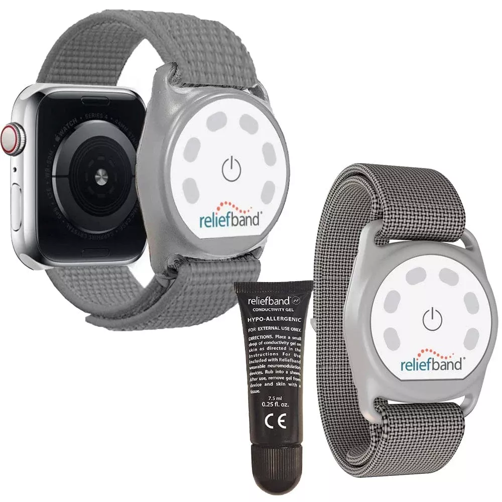Reliefband Grey Sport Apple Bundle – Size Regular
