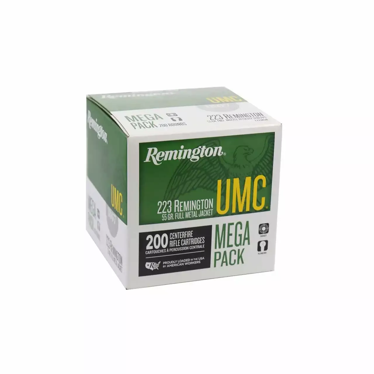 Remington 223 rem 55gr FMJ 200rd - Box