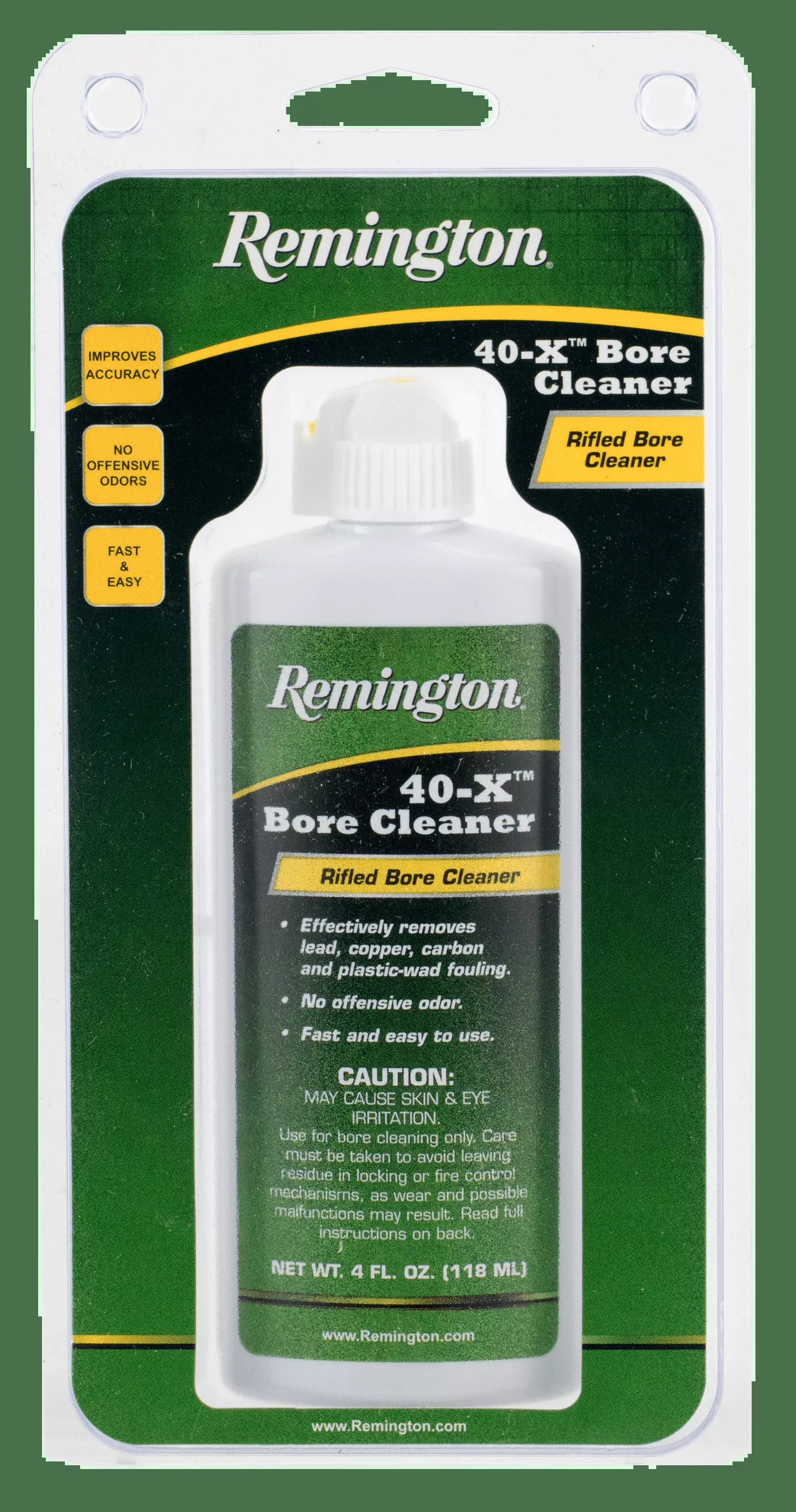 Remington 40-x Bore Cleaner 4 Oz. Bottle Blister Pack