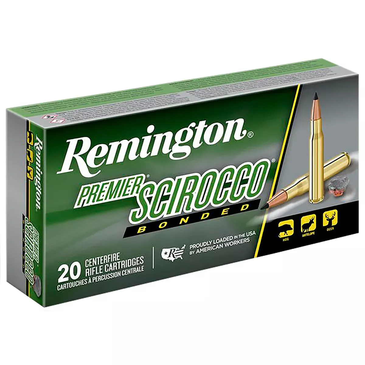 Remington Ammunition Premier Scirocco Bonded 270 Win 130 gr Swift Scirocco Bonded (SSB) 20/Box