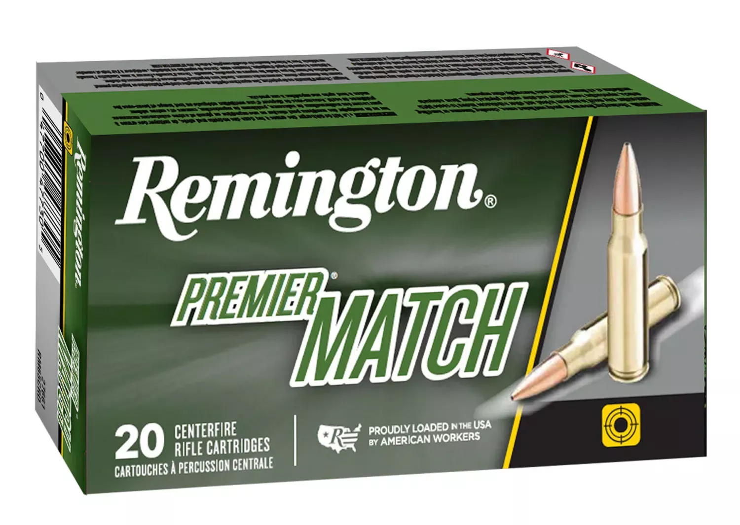 Remington Premier Match 6.5 PRC 145 Gr. Berger Open Tip Match 20/Box