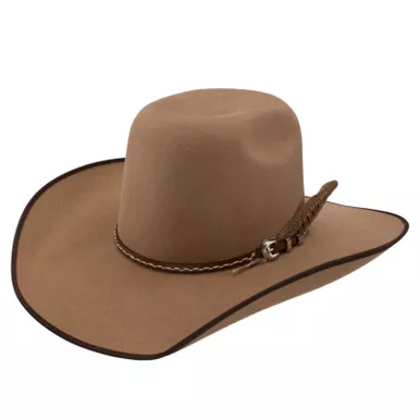 RESISTOL 3X Rockland B - Tuff Hedeman PecanCowboy Hat (RWRKLDB9042P5)
