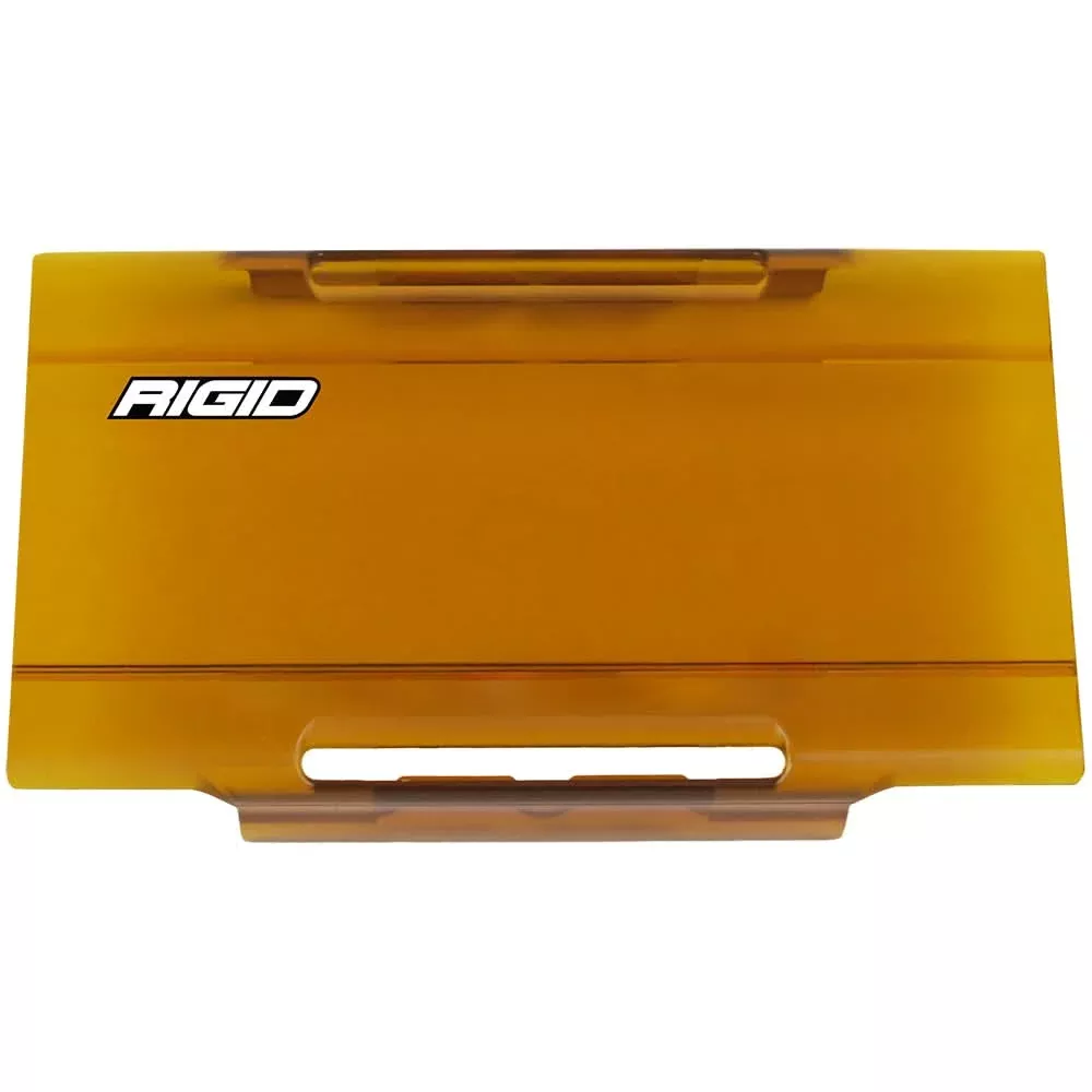 RIGID Industries E-Series Lens Cover 6" - Amber - 106933