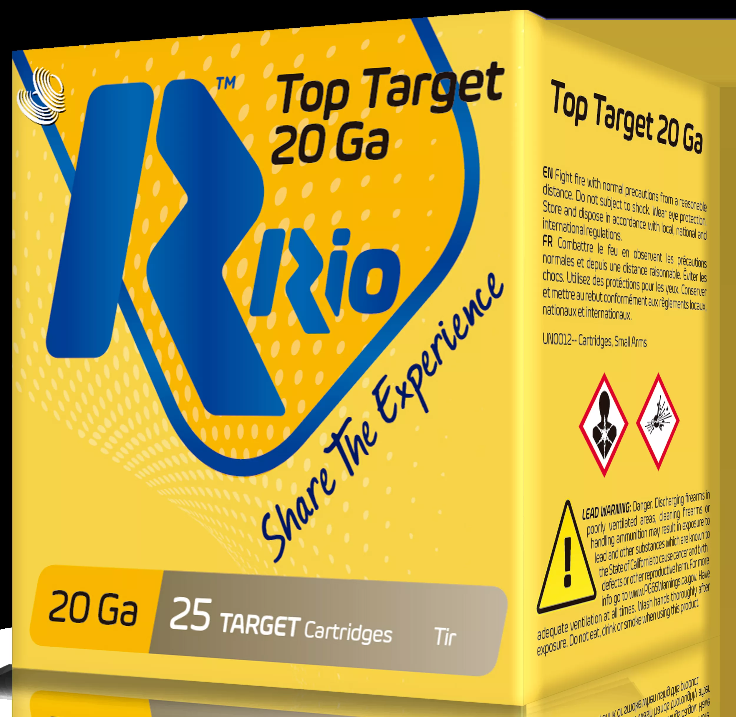 Rio Ammunition Top Target Shotshell 20 Ga, 2-3/4", 7/8oz, #8 TT208