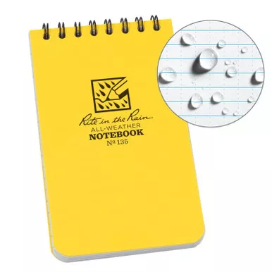 Rite in the Rain All-Weather Top Spiral Notebook (3'' x 5'')