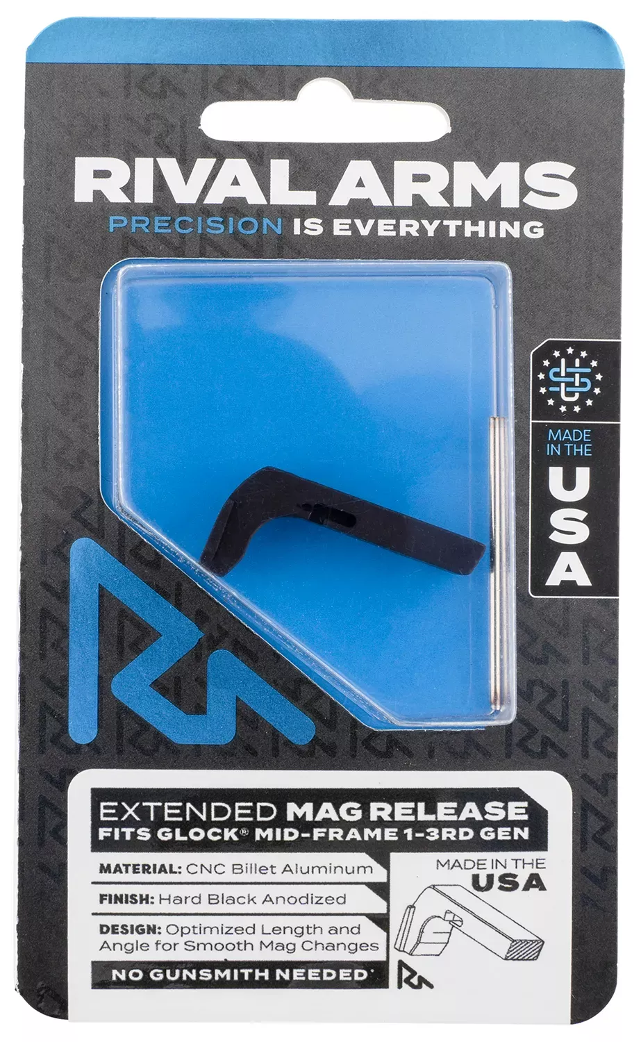 Rival Arms Extended Magazine Release for Glock Gen 3
