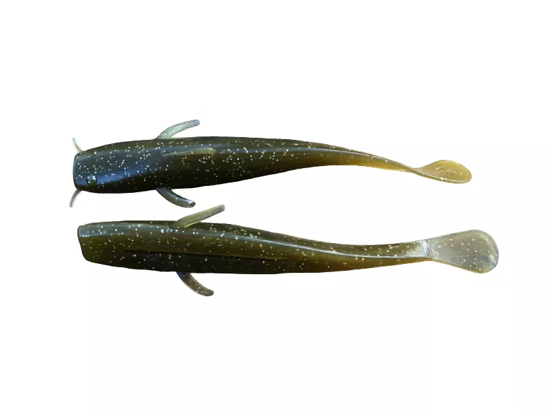 River Rock Baits 5" Stone Cat - Dark Erie Green