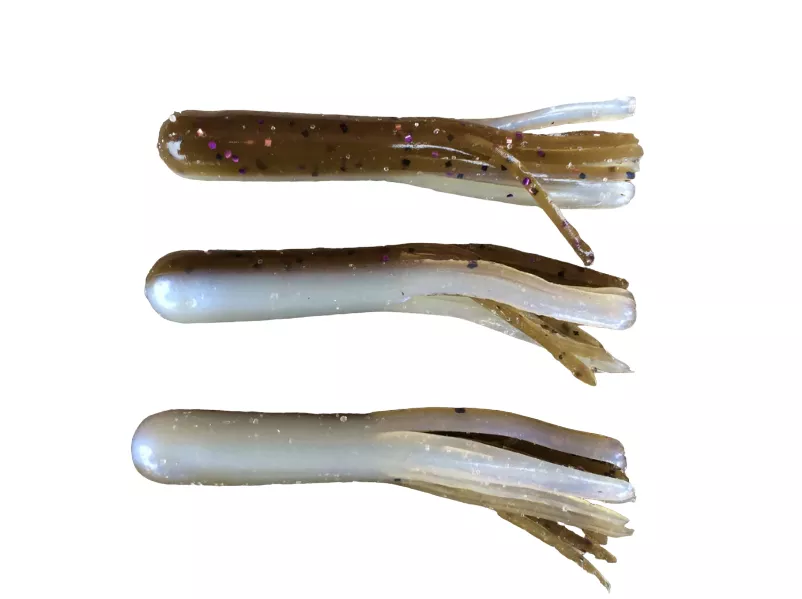 River Rock Baits Solid Head Finesse Tube 2.75" - Bluntnose Shiner