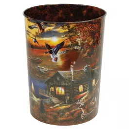 River’s Edge Products Steel Waste Baskets