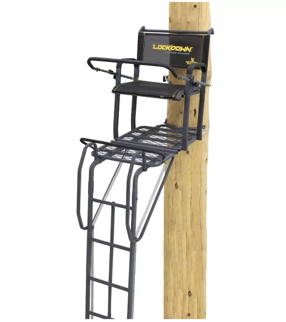 Rivers Edge Lockdown Wide 21′ Ladder Stand• LD200