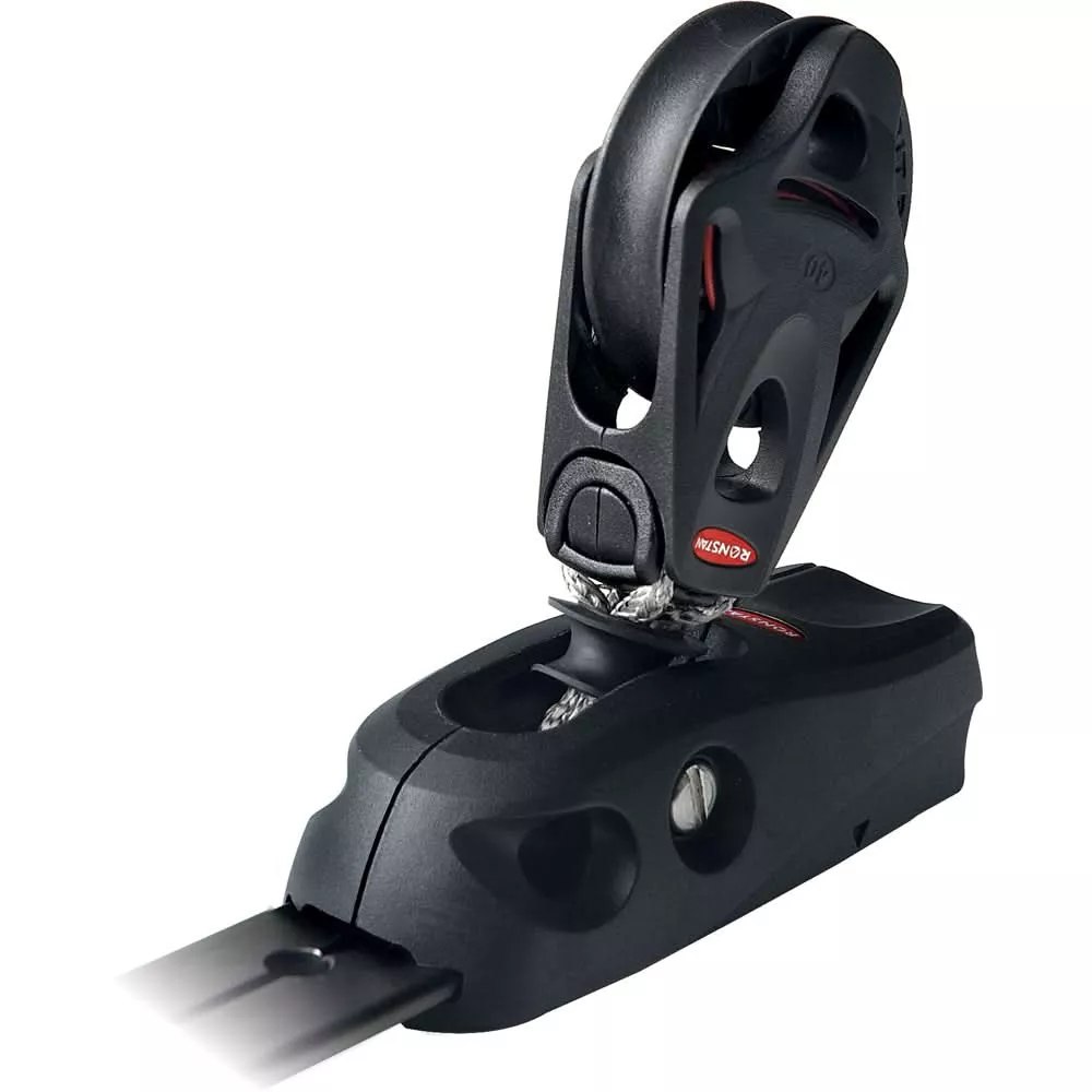 Ronstan Series 25 T-Track - Composite Slide - Series 40 BB Orbit Block- Stand Up - Suits 9mm(5/16") Rope - RC72536S