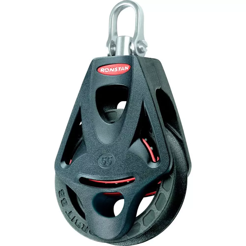 Ronstan Series 55 Ball Bearing Orbit Block- Single - Becket - Swivel Head - RF55110