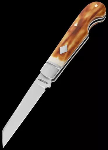 Rosecraft Elk River Easy Open Jack Toasted White Bone Folding Knife
