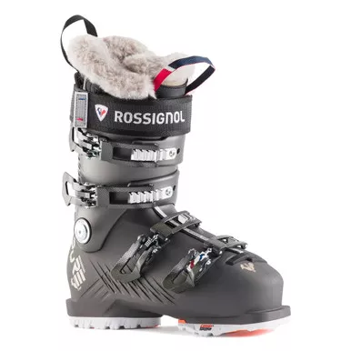 ROSSIGNOL Womens Pure Heat GW Metal Gold Gray Ski Boot (RBL2310)