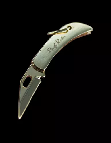 Rough Ryder Miniature Lockback Gold