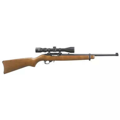 Ruger 10/22 Viridian EON 3-9x40 Scope Combo 22LR, Blued, Wood
