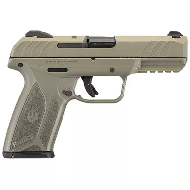 RUGER 3827 SECURITY 9 9MM 4" JUNGLE GREEN