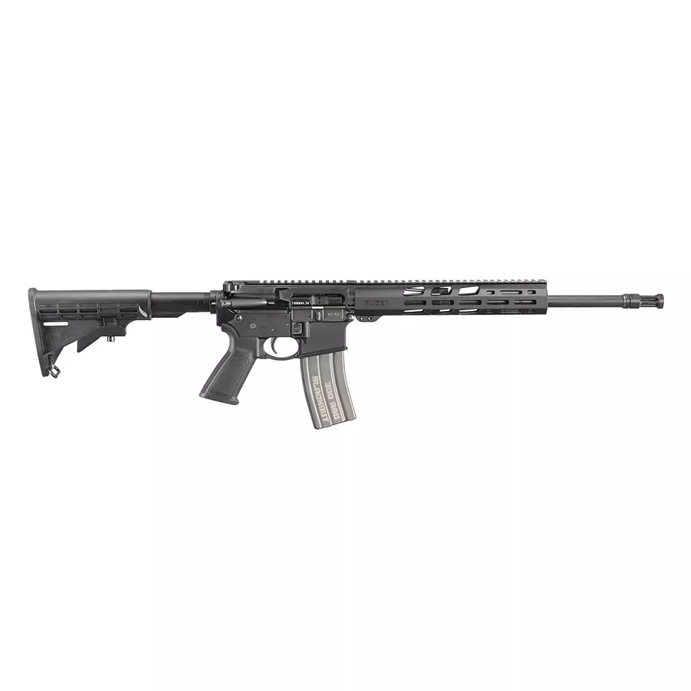 Ruger AR-556 with Free-Float Handguard 300 AAC Blackout Semi Auto Rifle