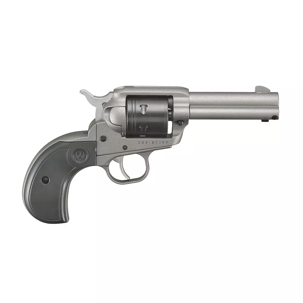 Ruger Wrangler .22LR 6Rd 3.75" Alum Frame Birds Head Grips Silver 2016