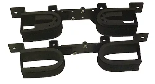 Rugged Gear Gun Rack Overhead 2 Rifle/Shotgun Black Steel