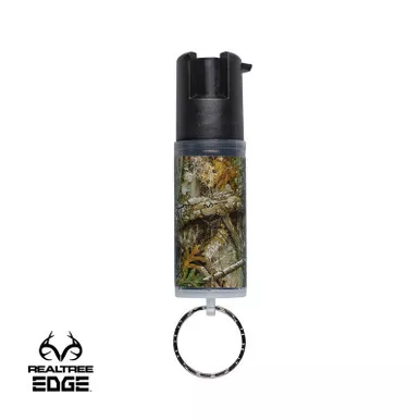 Sabre KR-14-CAMO-02 Pepper Spray w/ Key Ring, Realtree Edge