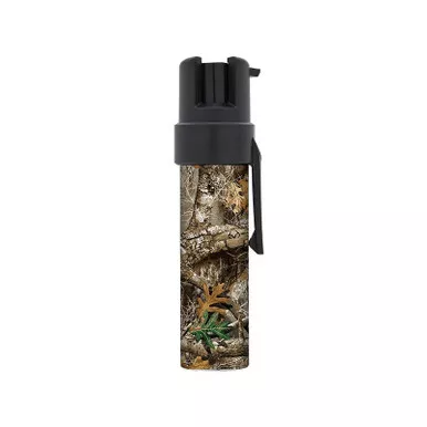 Sabre P-22-CAMO-02 Pepper Spray Unit w/ Attachment Clip, Realtree Edge