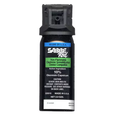 Sabre Red 520010-C Cone Delivery (MK-3) Pepper Spray, 1.33% MC, 2.0 Ounces