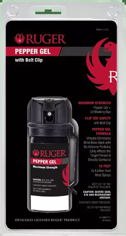 Sabre Ruger Red Pepper Gel - Flip Top W/belt Clip 1.8 Oz