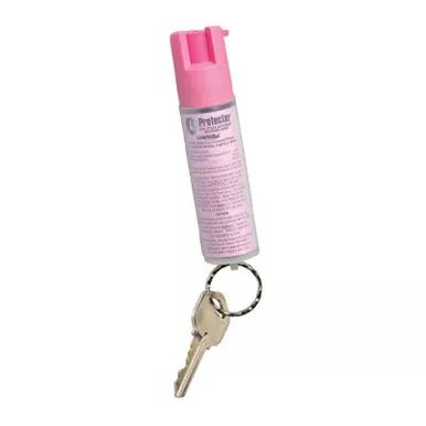 Sabre SRP-NBCFKR02 Protector Dog Spray w/ Key Ring, Pink